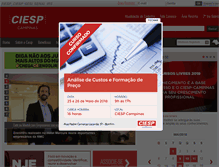Tablet Screenshot of ciespcampinas.org.br